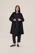 Short coat in furry wool blend